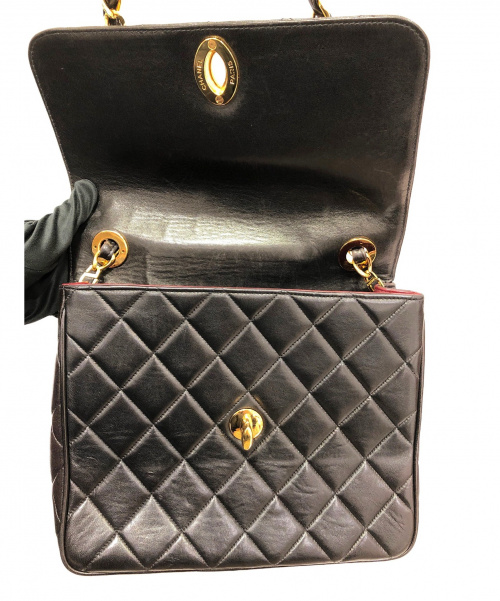 CHANEL（シャネル）CHANEL (シャネル) チェーンショルダーバッグ ブラック サイズ:- マトラッセの古着・服飾アイテム