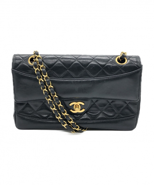 CHANEL（シャネル）CHANEL (シャネル) チェーンショルダーバッグ ブラック サイズ:- マトラッセの古着・服飾アイテム