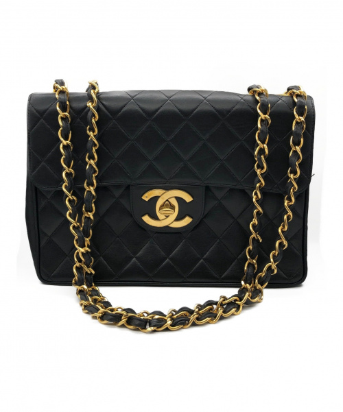 CHANEL（シャネル）CHANEL (シャネル) ミドルサイズマトラッセ ブラック サイズ:30の古着・服飾アイテム
