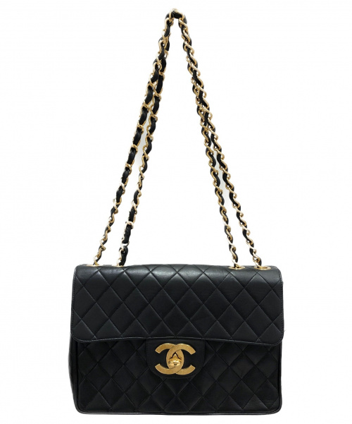 CHANEL（シャネル）CHANEL (シャネル) ミドルサイズマトラッセ ブラック サイズ:30の古着・服飾アイテム