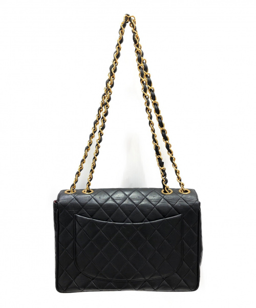 CHANEL（シャネル）CHANEL (シャネル) ミドルサイズマトラッセ ブラック サイズ:30の古着・服飾アイテム