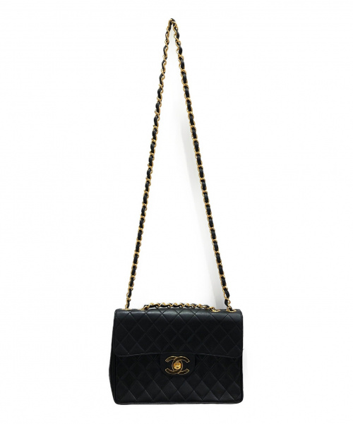CHANEL（シャネル）CHANEL (シャネル) ミドルサイズマトラッセ ブラック サイズ:30の古着・服飾アイテム
