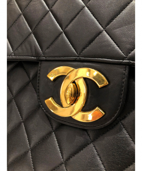 CHANEL（シャネル）CHANEL (シャネル) ミドルサイズマトラッセ ブラック サイズ:30の古着・服飾アイテム