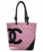 CHANELシャネル）の古着「カンボン トートバッグ」｜ピンク