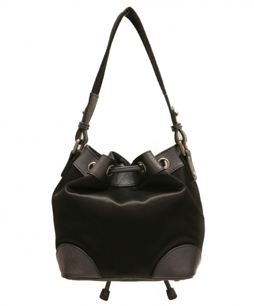 CHANEL（シャネル）CHANEL (シャネル) 巾着ショルダーバッグ ブラック ココマーク 11341001(2007)の古着・服飾アイテム