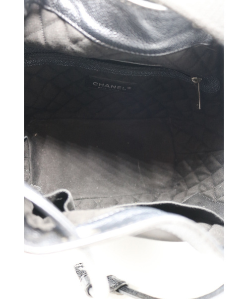 CHANEL（シャネル）CHANEL (シャネル) 巾着ショルダーバッグ ブラック ココマーク 11341001(2007)の古着・服飾アイテム