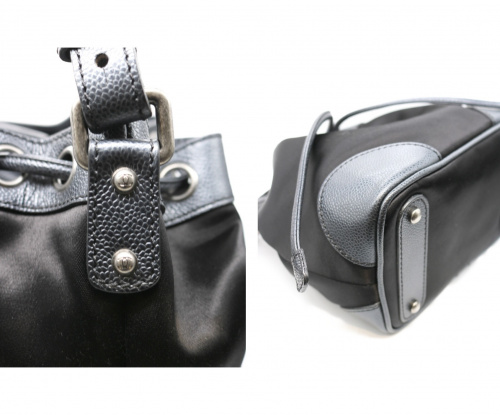 CHANEL（シャネル）CHANEL (シャネル) 巾着ショルダーバッグ ブラック ココマーク 11341001(2007)の古着・服飾アイテム