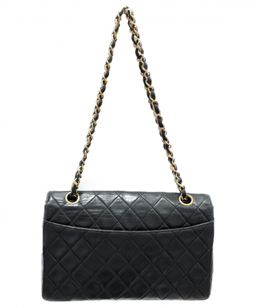 CHANEL（シャネル）CHANEL (シャネル) マトラッセショルダーバッグ ブラック サイズ:24の古着・服飾アイテム