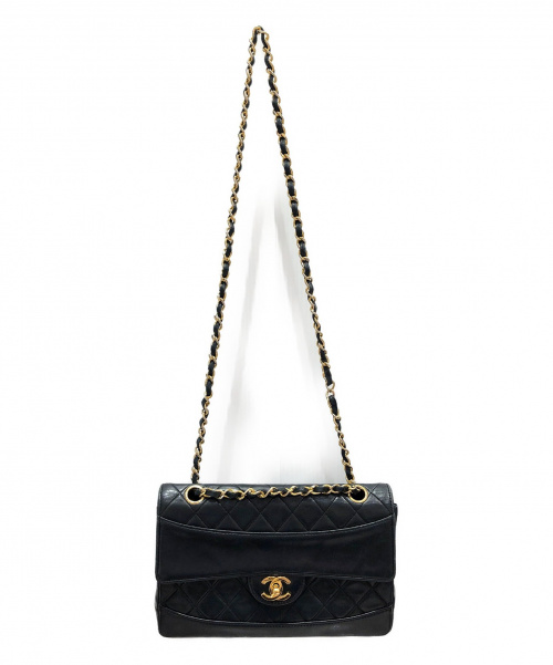 CHANEL（シャネル）CHANEL (シャネル) マトラッセショルダーバッグ ブラック サイズ:24の古着・服飾アイテム