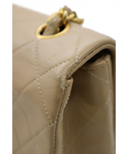 CHANEL（シャネル）CHANEL (シャネル) フルフラップマトラッセ ベージュ サイズ:- マトラッセの古着・服飾アイテム