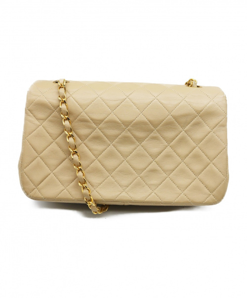 CHANEL（シャネル）CHANEL (シャネル) フルフラップマトラッセ ベージュ サイズ:- マトラッセの古着・服飾アイテム