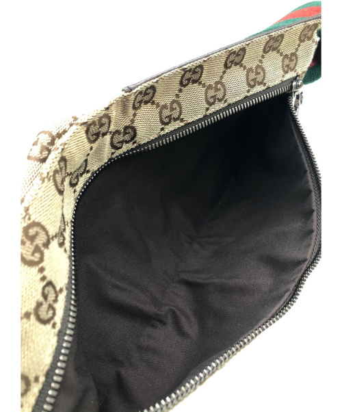 GUCCI（グッチ）GUCCI (グッチ) ボディーバッグ ベージュ サイズ:- GG 28566 シェリーベルト 20047の古着・服飾アイテム