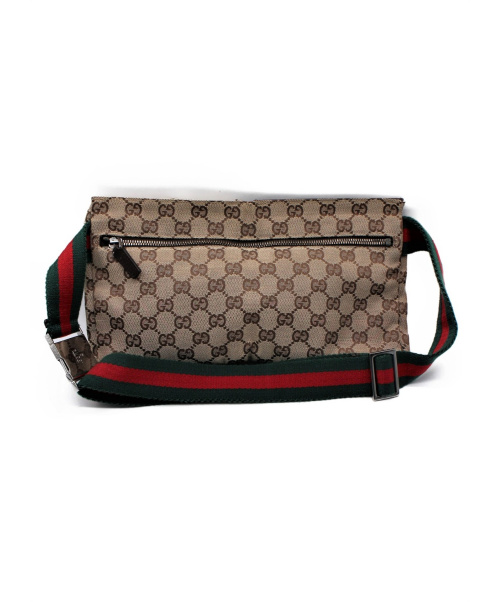 GUCCI（グッチ）GUCCI (グッチ) ボディーバッグ サイズ:- GG 28566 シェリーベルト ■の古着・服飾アイテム