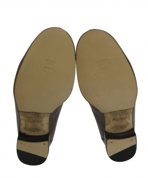 HERMES（エルメス）HERMES (エルメス) ローファー ブラウン サイズ:36 グレナン金具の古着・服飾アイテム