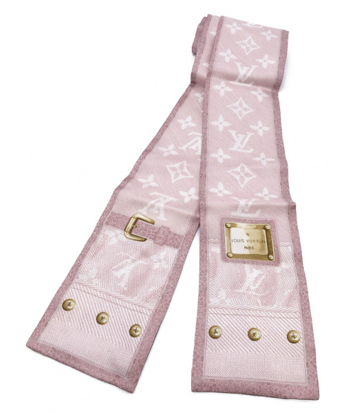 LOUIS VUITTON（ルイ ヴィトン）LOUIS VUITTON (ルイヴィトン) バンドースカーフ ピンク サイズ:-の古着・服飾アイテム