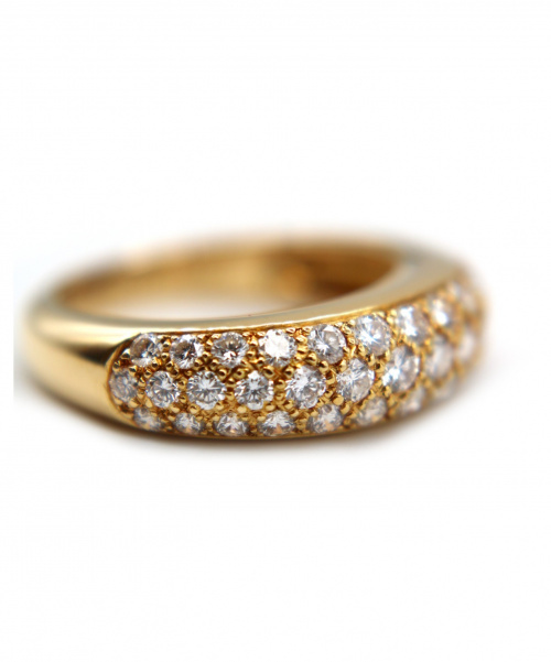 Cartier（カルティエ）Cartier (カルティエ) ミミスターリング サイズ:52（12） K18YG ダイヤモンドの古着・服飾アイテム