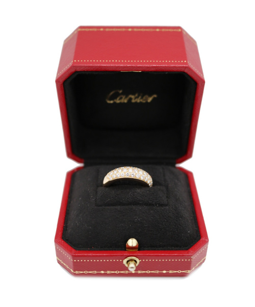 Cartier（カルティエ）Cartier (カルティエ) ミミスターリング サイズ:52（12） K18YG ダイヤモンドの古着・服飾アイテム