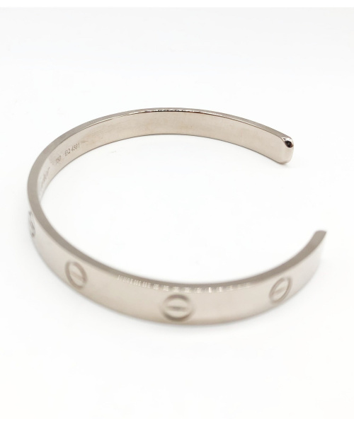 Cartier（カルティエ）Cartier (カルティエ) オープンラブブレス サイズ:19号の古着・服飾アイテム
