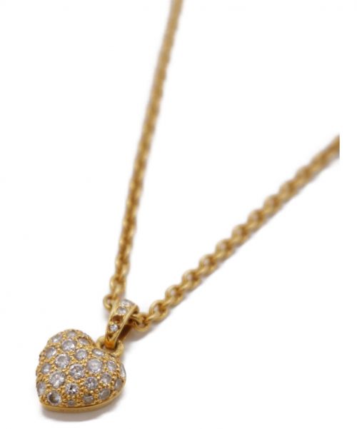 Cartier（カルティエ）Cartier (カルティエ) ハートパヴェネックレス サイズ:-の古着・服飾アイテム