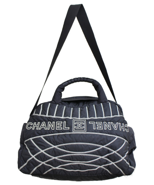 CHANEL（シャネル）CHANEL (シャネル) 2WAYナイロンショルダーバッグ ブラック サイズ:- ナイロン 10868375の古着・服飾アイテム