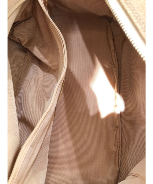 CHANEL（シャネル）CHANEL (シャネル) チェーントートバッグ ベージュ サイズ:- キャビアスキンの古着・服飾アイテム
