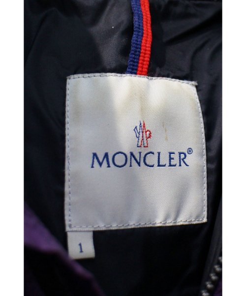 MONCLER（モンクレール）MONCLER (モンクレール) BADIA パープル サイズ:1の古着・服飾アイテム