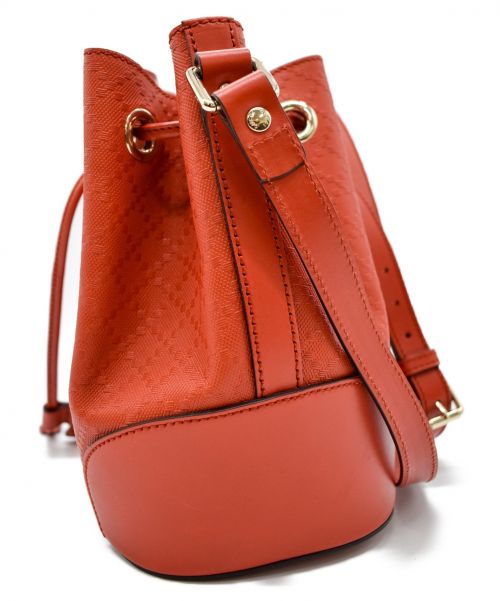 GUCCI（グッチ）GUCCI (グッチ) ディアマンテバケットショルダーバッグ レッド サイズ:- 354229の古着・服飾アイテム