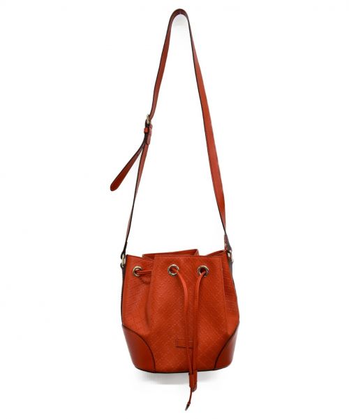 GUCCI（グッチ）GUCCI (グッチ) ディアマンテバケットショルダーバッグ レッド サイズ:- 354229の古着・服飾アイテム