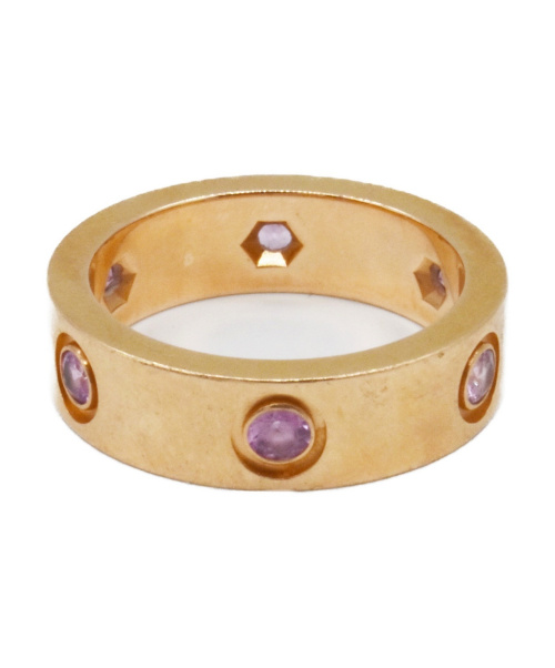 Cartier（カルティエ）Cartier (カルティエ) ラブリング サイズ:54 K18PG 6Pピンクサファイアの古着・服飾アイテム