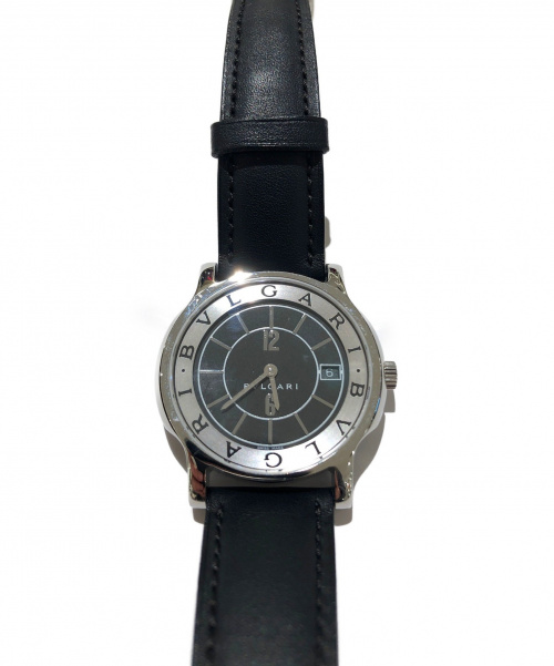 BVLGARI（ブルガリ）BVLGARI (ブルガリ) ソロテンポ シルバー ソロテンポ　クォーツの古着・服飾アイテム