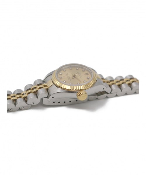ROLEX（ロレックス）ROLEX (ロレックス) オイスターパーペチュアル　67193G サイズ:24mm 11Pダイヤの古着・服飾アイテム