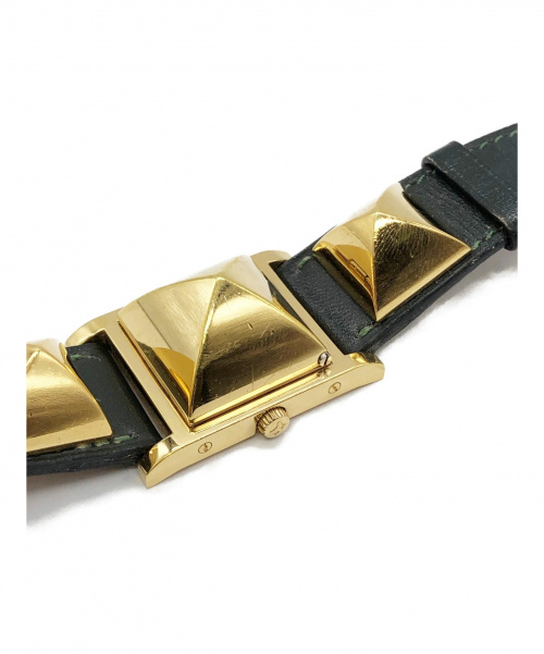 HERMES（エルメス）HERMES (エルメス) メドール ダークグリーン サイズ:- クォーツ時計の古着・服飾アイテム