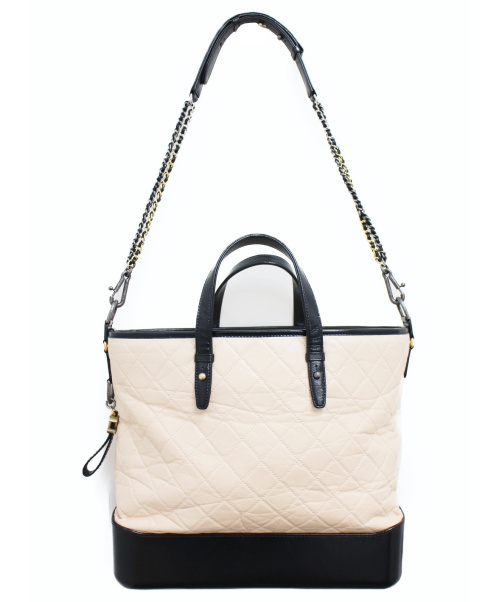 CHANEL（シャネル）CHANEL (シャネル) 2WAYトートバッグ ピンクベージュ サイズ:-の古着・服飾アイテム