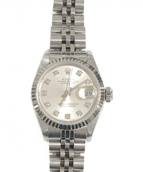 ROLEX（ロレックス）ROLEX (ロレックス) デイトジャスト　69174 サイズ:25mm 10Pダイヤモンドの古着・服飾アイテム