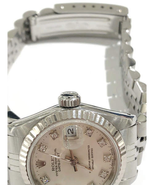 ROLEX（ロレックス）ROLEX (ロレックス) デイトジャスト　69174 サイズ:25mm 10Pダイヤモンドの古着・服飾アイテム