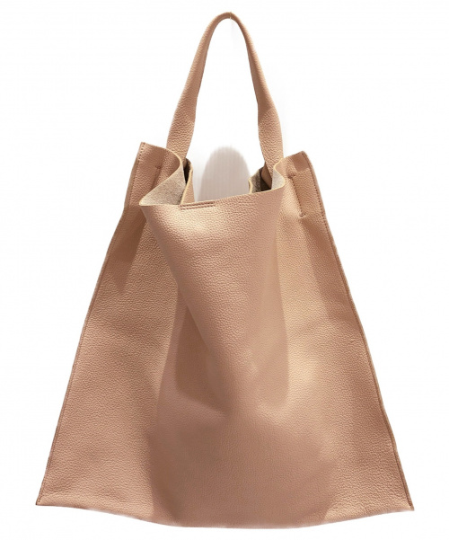 JIL SANDER（ジルサンダー）JIL SANDER (ジルサンダー) レザーショルダーバッグ ライトベージュの古着・服飾アイテム