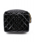 CHANEL (シャネル) エナメルチェーンショルダーバッグ ブラック サイズ:-：110000円