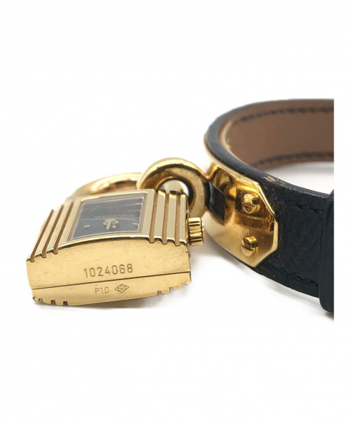 HERMES（エルメス）HERMES (エルメス) ケリーウォッチ ブラック サイズ:- クォーツの古着・服飾アイテム