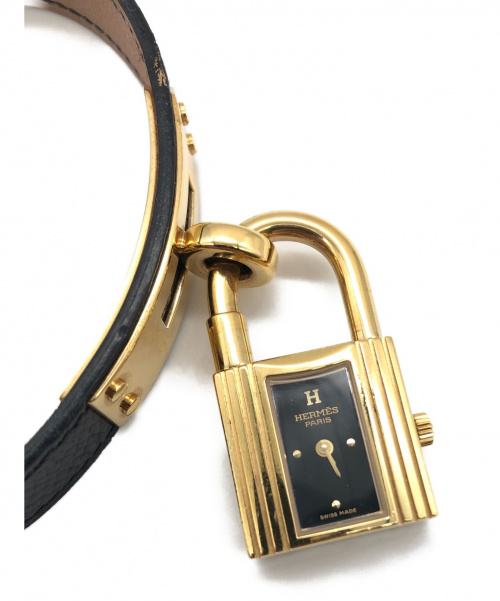 HERMES（エルメス）HERMES (エルメス) ケリーウォッチ ブラック サイズ:- クォーツの古着・服飾アイテム