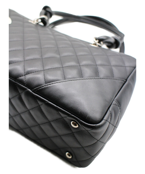 CHANEL（シャネル）CHANEL (シャネル) ボーリングバッグ ブラック サイズ:- カンボン 9510792の古着・服飾アイテム