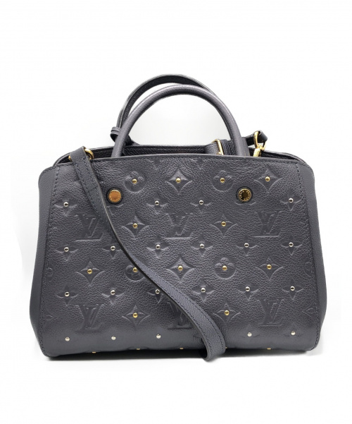 LOUIS VUITTON（ルイ ヴィトン）LOUIS VUITTON (ルイヴィトン) モンテーニュBB グレー サイズ:BB モノグラム・アンプラント M50665の古着・服飾アイテム