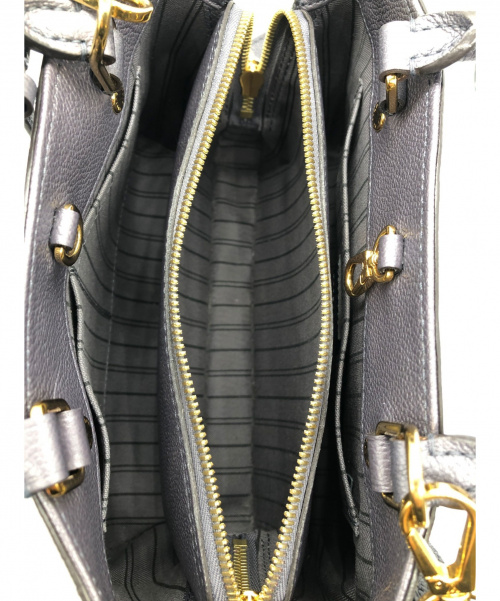 LOUIS VUITTON（ルイ ヴィトン）LOUIS VUITTON (ルイヴィトン) モンテーニュBB グレー サイズ:BB モノグラム・アンプラント M50665の古着・服飾アイテム