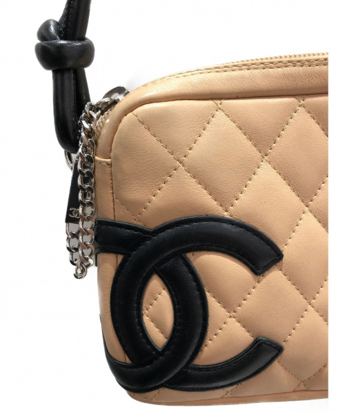 CHANEL（シャネル）CHANEL (シャネル) ハンドポーチ ベージュ カンボンの古着・服飾アイテム