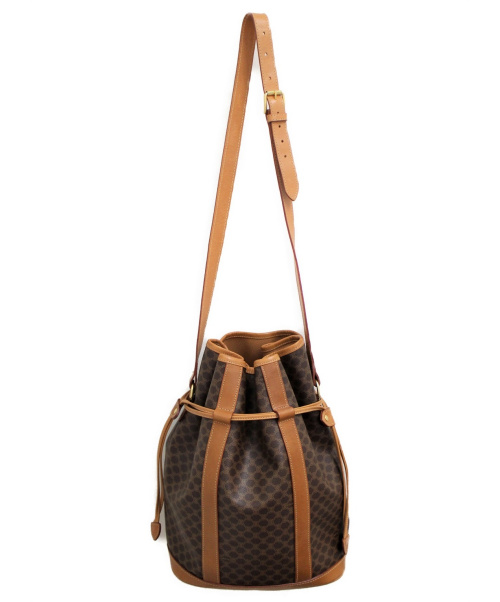 CELINE（セリーヌ）CELINE (セリーヌ) 巾着ショルダーバッグ サイズ:- マカダム ■の古着・服飾アイテム