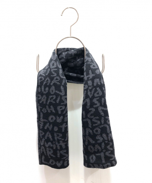 LOUIS VUITTON（ルイ ヴィトン）LOUIS VUITTON (ルイヴィトン) ウールストール ブラック サイズ:-の古着・服飾アイテム