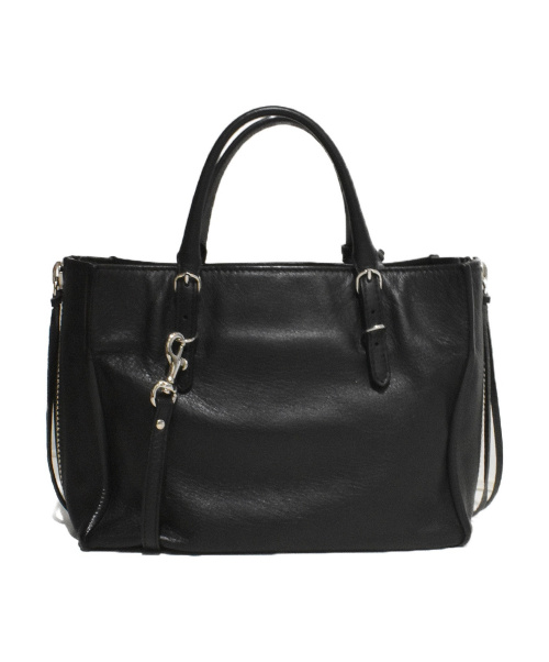 BALENCIAGA（バレンシアガ）BALENCIAGA (バレンシアガ) ペーパーミニA4ジップアラウンド ブラック サイズ:-の古着・服飾アイテム