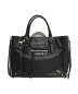 BALENCIAGA（バレンシアガ）の古着「ペーパーミニA4ジップアラウンド」｜ブラック