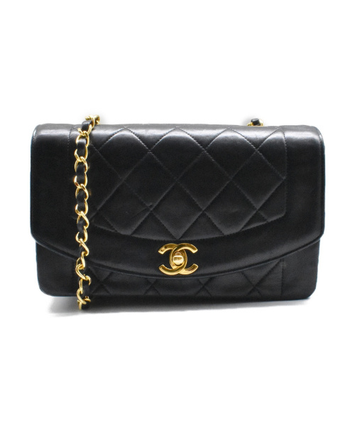 CHANEL（シャネル）CHANEL (シャネル) チェーンショルダーバッグ 　 ブラック サイズ:- マトラッセ 2055266の古着・服飾アイテム