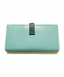 HERMES (エルメス) 長財布/ベアンスフレ スカイブルー  ボックスカーフ×リザード シルバー金具：79800円