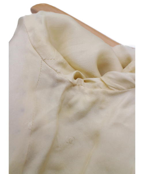CHANEL（シャネル）CHANEL (シャネル) カメリア装飾ジャケット サイズ:38 ボーダーの古着・服飾アイテム